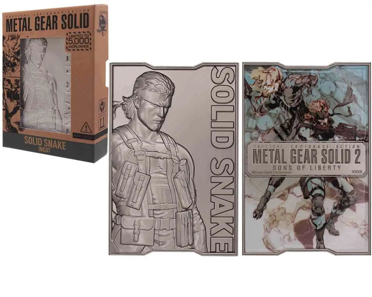 METAL GEAR SOLID 2 SNAKE INGOT Frikytopia