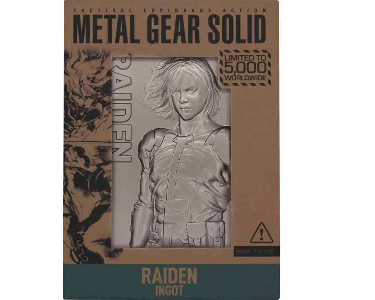 Metal Gear Solid 2 Lingote Raiden Limited Edition