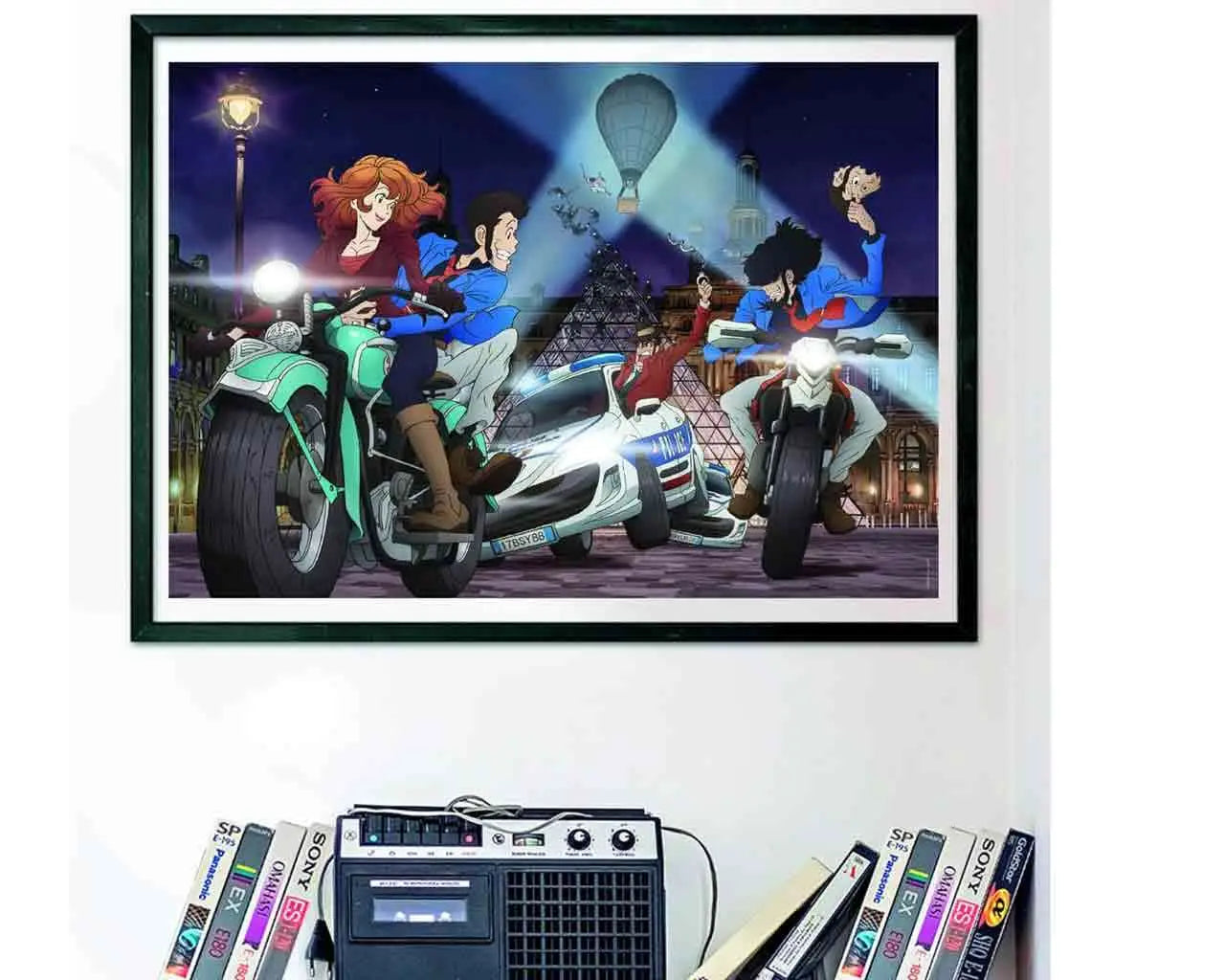 ANIME Puzle COLLECTION - LUPIN THE 3RD - CHASE - JIGSAW Puzle 1000 PCS