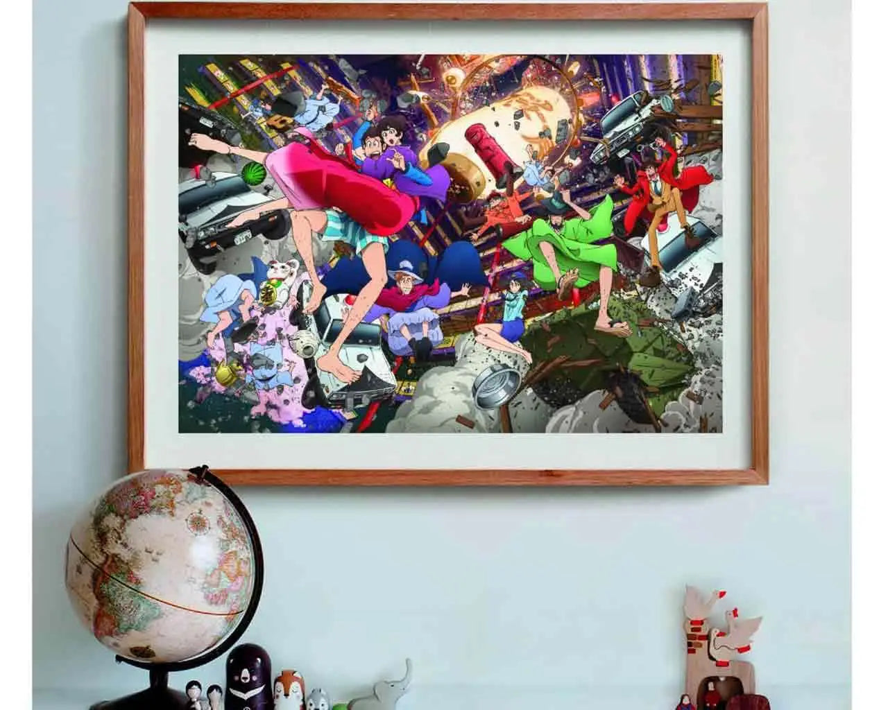 ANIME Puzle COLLECTION - LUPIN THE 3RD - EXPLOSION - JIGSAW Puzle 1500 PCS