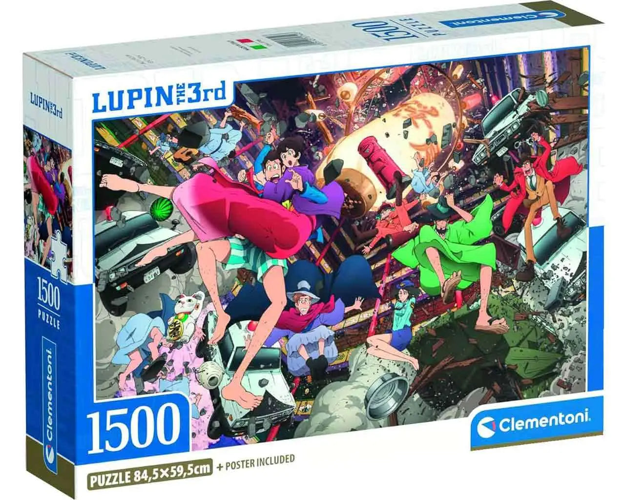 ANIME Puzle COLLECTION - LUPIN THE 3RD - EXPLOSION - JIGSAW Puzle 1500 PCS