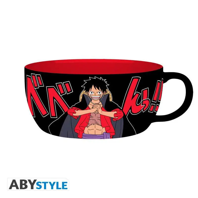 ONE PIECE LUFFY BREAKFAST SET Taza & BOWL