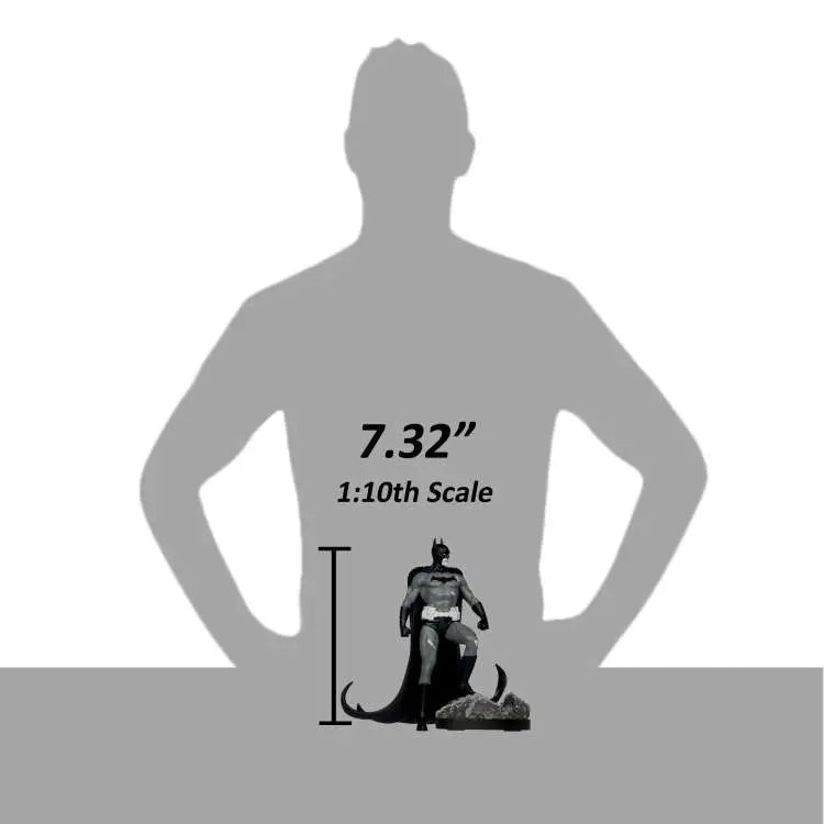 DC Direct Estatua 1/10 Batman by Bjorn Barends (Black White) 18 cm