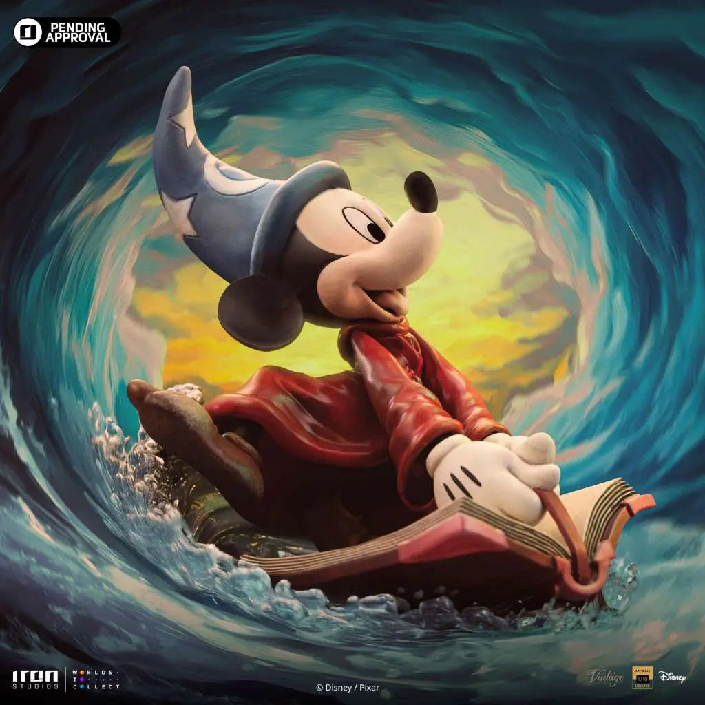 Disney Classics Estatua 1/10 Deluxe Art Scale Vintage Collection Sorcerer Mickey 28 cm