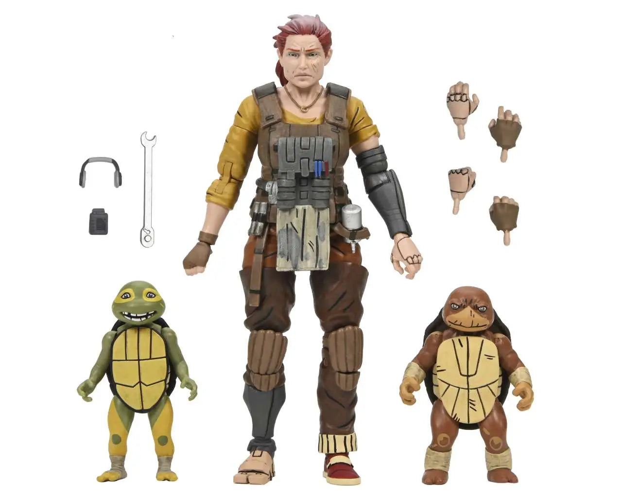 Tortugas Ninja (The Last Ronin The Lost Years) Figura Synja Grammy April with Baby Yi & Moja 18 cm