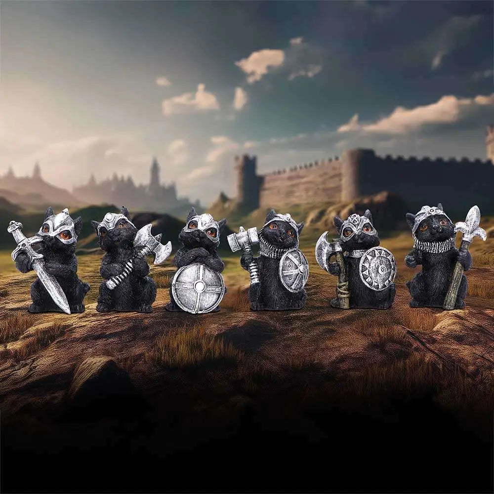 CAT CRUSADERS (SET OF 6) Frikytopia