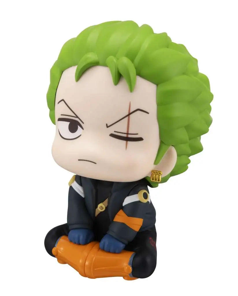 One Piece Estatua PVC Look Up Roronoa Zoro Future Island Egghead Ver. 11 cm
