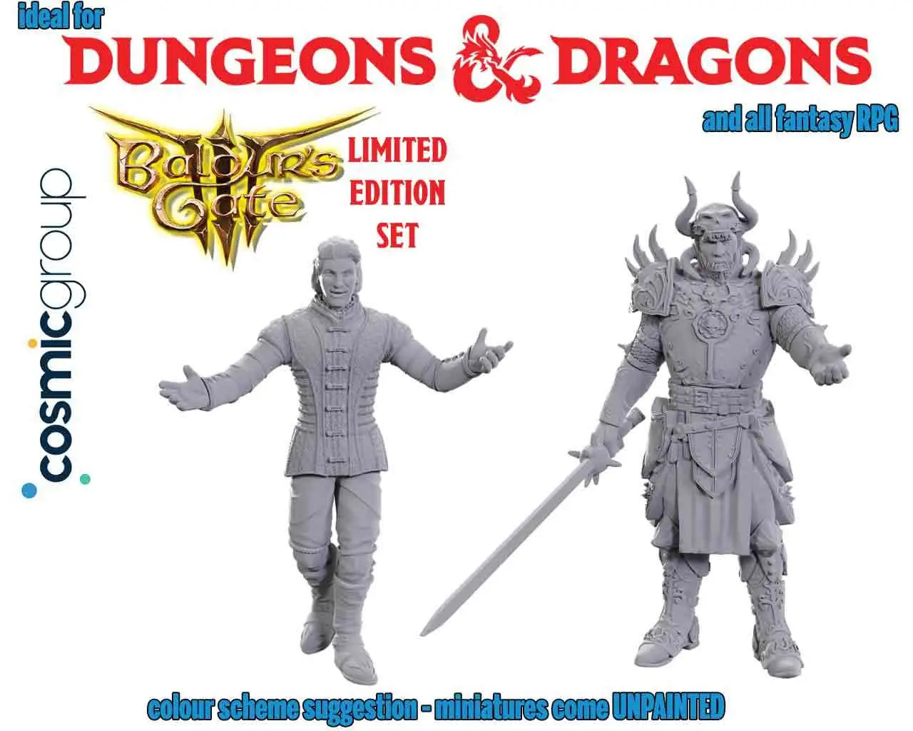 D&D Nolzur's Marvelous Miniatures Miniatura sin pintar Sarevok Anchev & Raphael