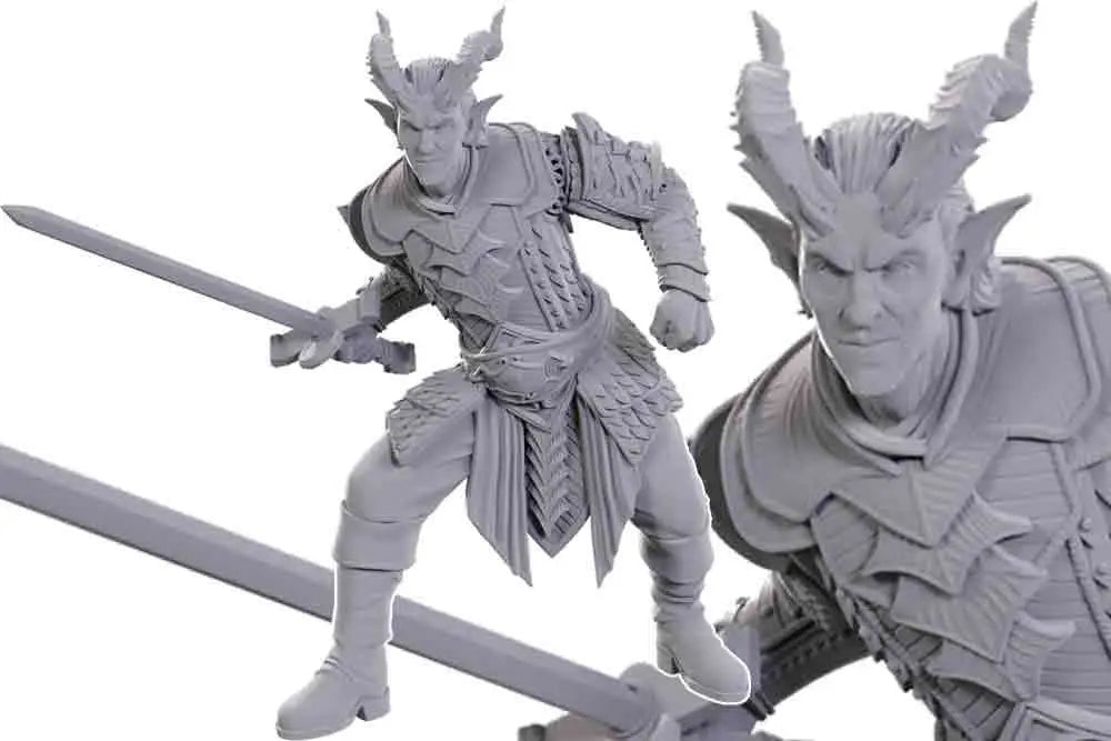 D&D Nolzur's Marvelous Miniatures Miniatura sin pintar Ulder Ravengard & Zevlor