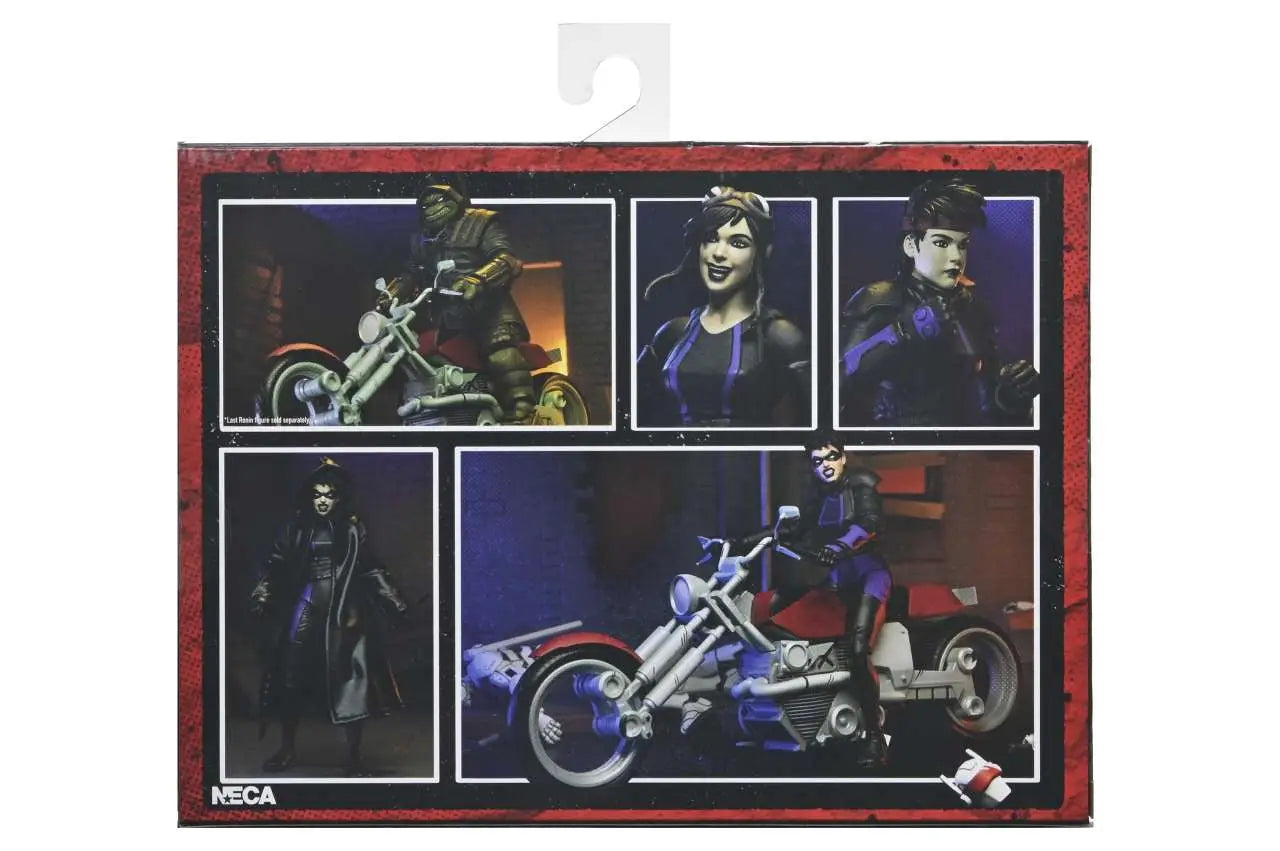 Tortugas Ninja (The Last Ronin The Lost Years) Figura Casey Marie with Last Ronin Motorcycle 18 cm