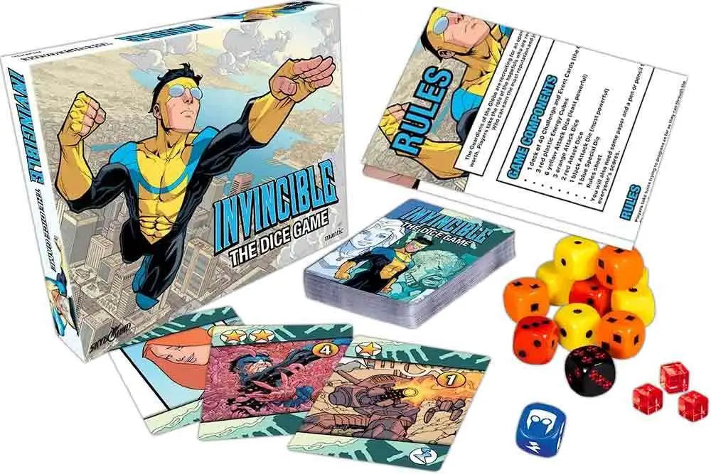 INVINCIBLE THE DICE GAME Frikytopia