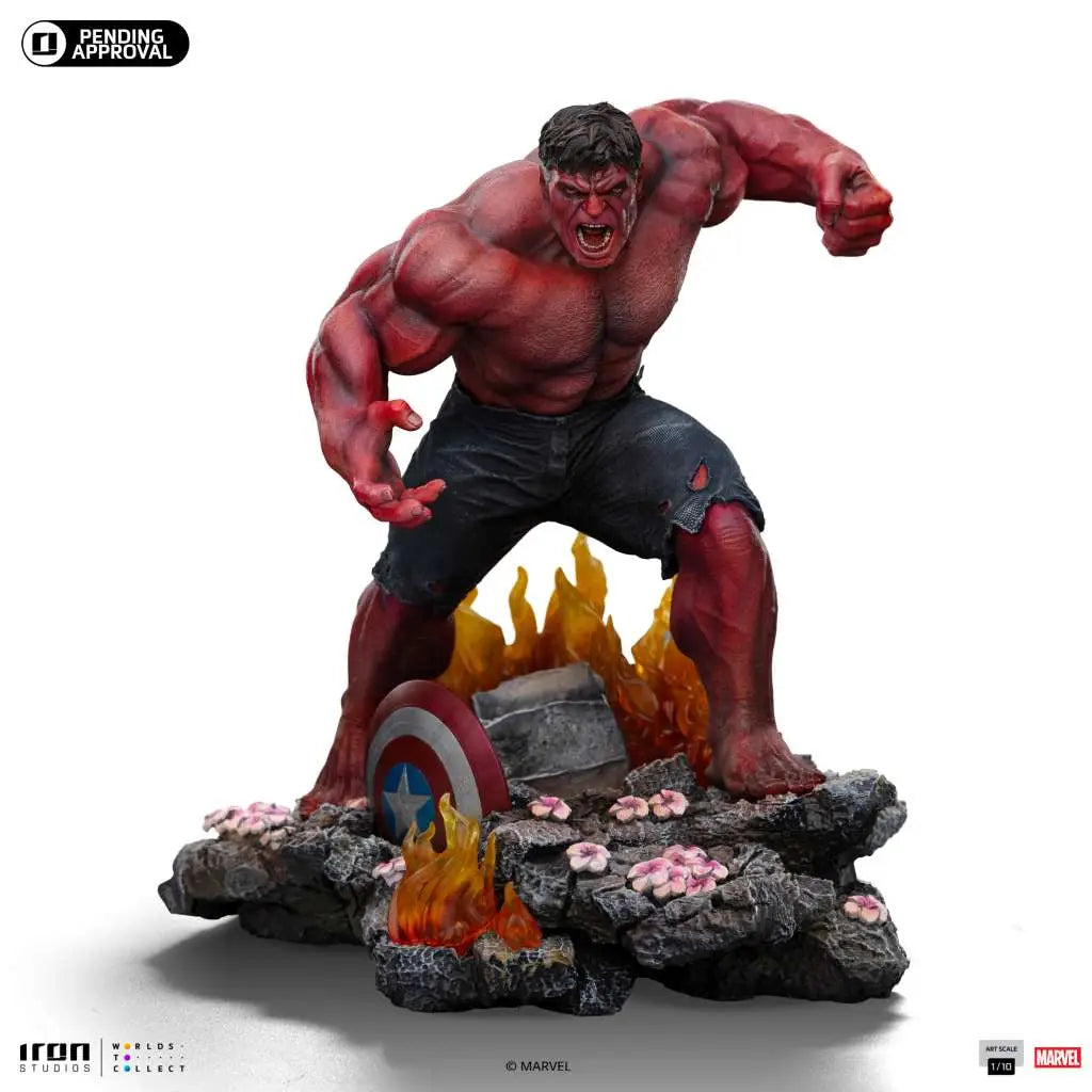 CAPTAIN AMERICA BRAVE NEW WORLD RED HULK 1/10 Estatua