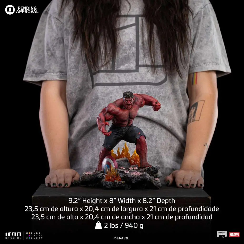 CAPTAIN AMERICA BRAVE NEW WORLD RED HULK 1/10 Estatua