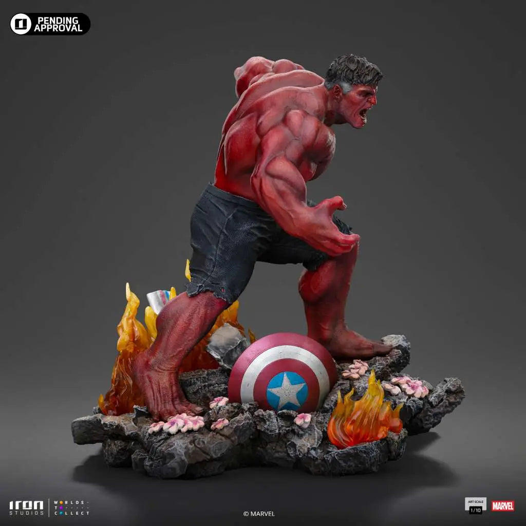 CAPTAIN AMERICA BRAVE NEW WORLD RED HULK 1/10 Estatua