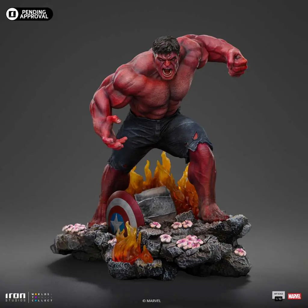 CAPTAIN AMERICA BRAVE NEW WORLD RED HULK 1/10 Estatua