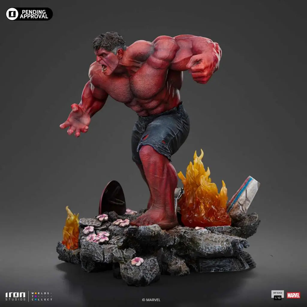 CAPTAIN AMERICA BRAVE NEW WORLD RED HULK 1/10 Estatua