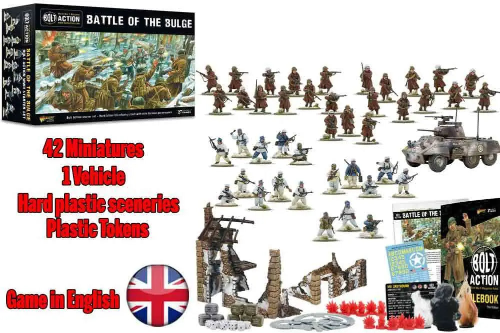 BOLT ACTION 3RD EDITION - BATTLE OF THE BULGE - STARTER SET Frikytopia