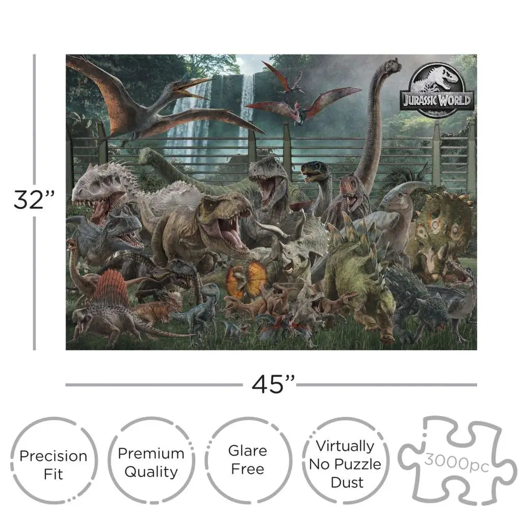 JURASSIC WORLD 3000 PCS JIGSAW Puzle