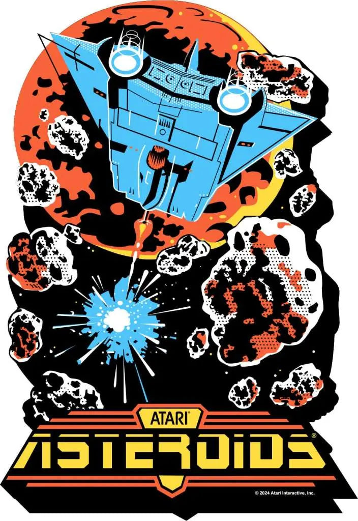 ATARI ASTEROIDS FUNKY CHUNKY MAGNET Frikytopia