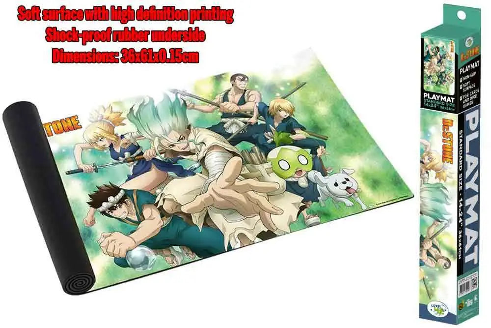 DR STONE PLAYMAT BATTLE HEROES Frikytopia
