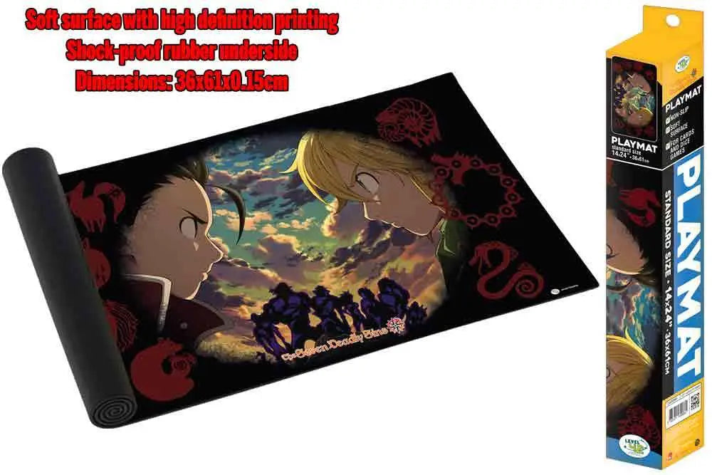 SEVEN DEADLY SINS PLAYMAT FACE TO FACE Frikytopia