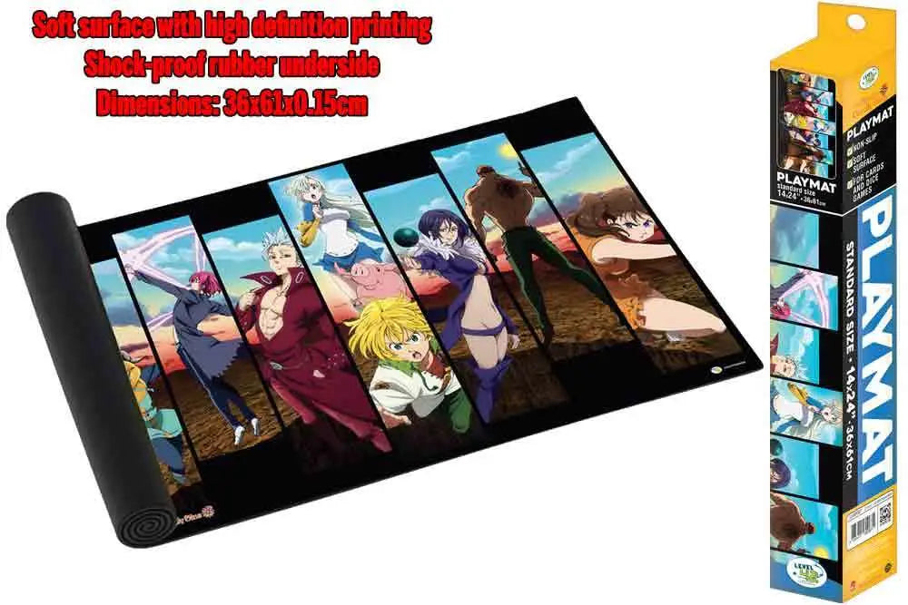 SEVEN DEADLY SINS PLAYMAT HEROES TEAM Frikytopia