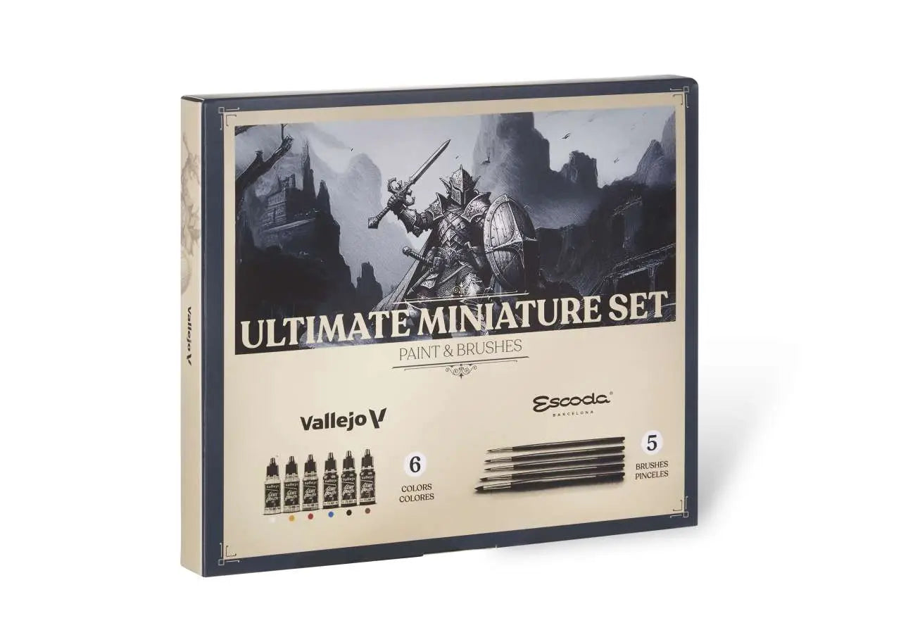 ULTIMATE MINIATURE SET PAINT AND BRUSHES 72206 Frikytopia