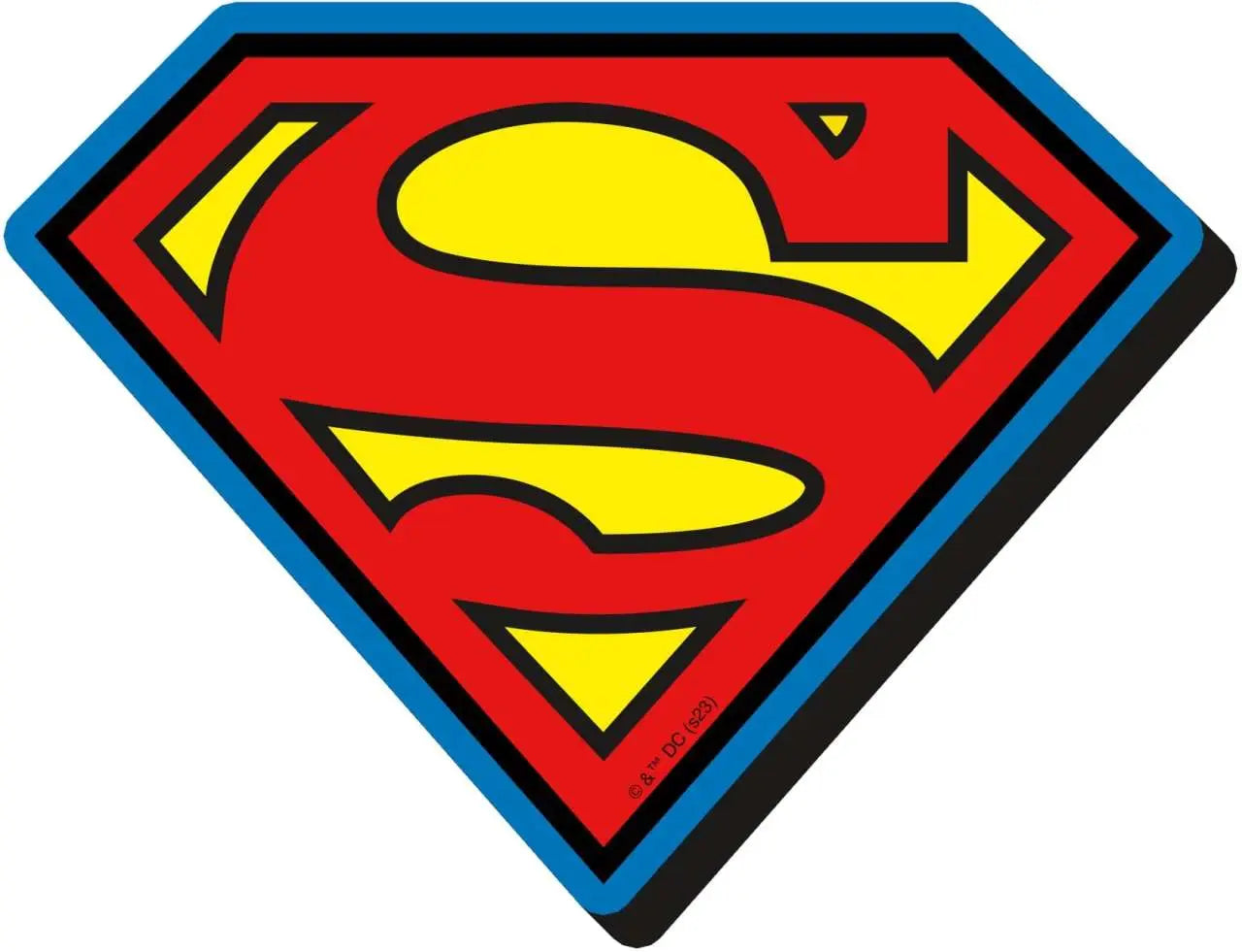 DC COMICS SUPERMAN LOGO FUNKY CHUNKY MAGNET Frikytopia