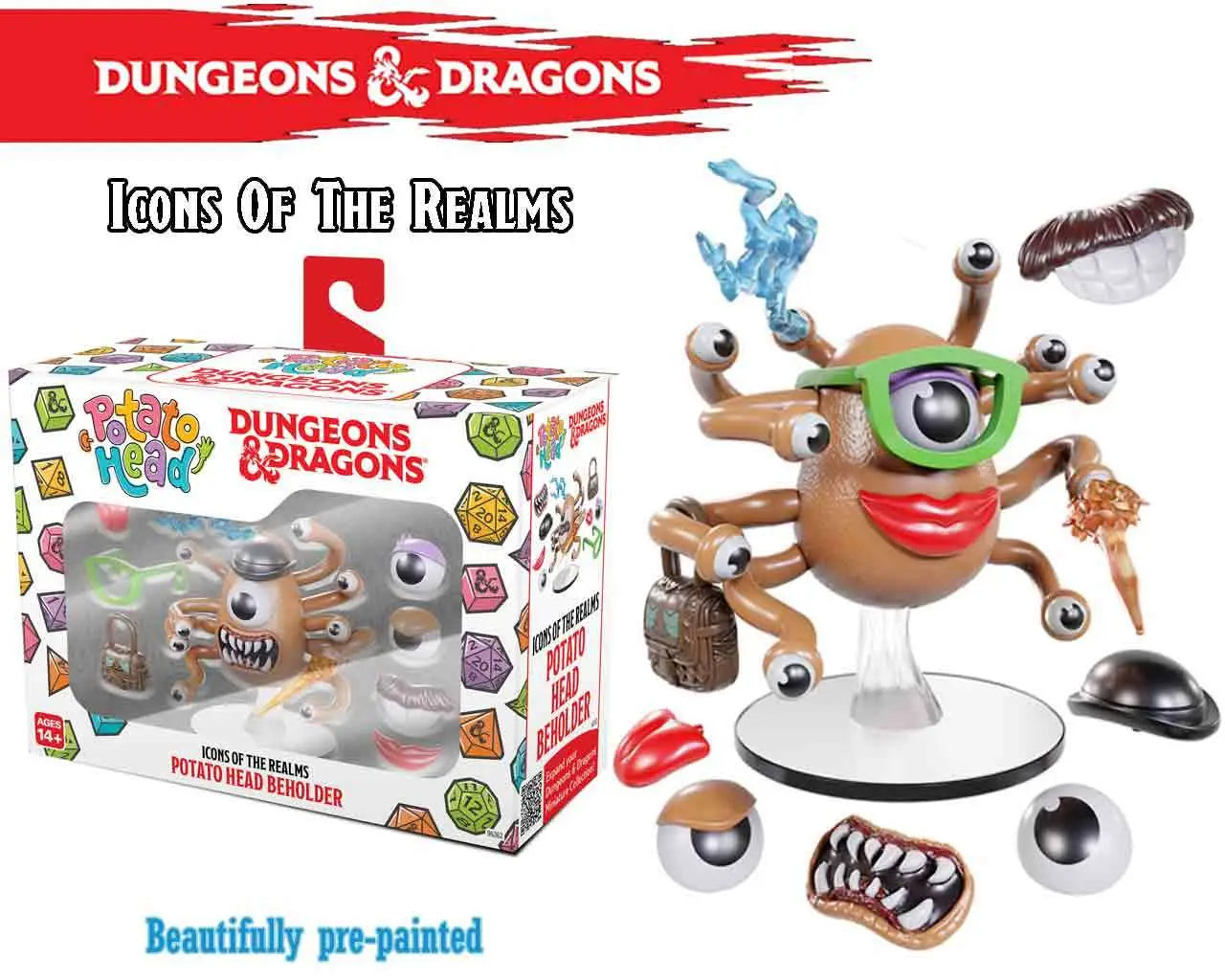D&D Icons of the Realms Miniatura "Boxed Miniature" Potato Head Beholder 9 cm
