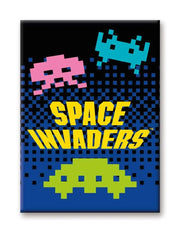 SPACE INVADERS ALIENS FLAT Imán