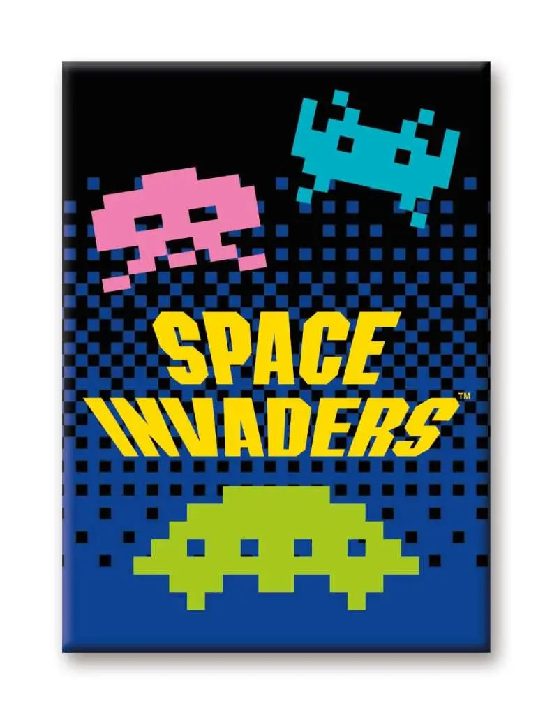 SPACE INVADERS ALIENS FLAT Imán Frikytopia
