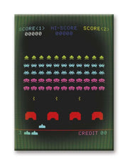 SPACE INVADERS ARCADE SCREEN FLAT Imán