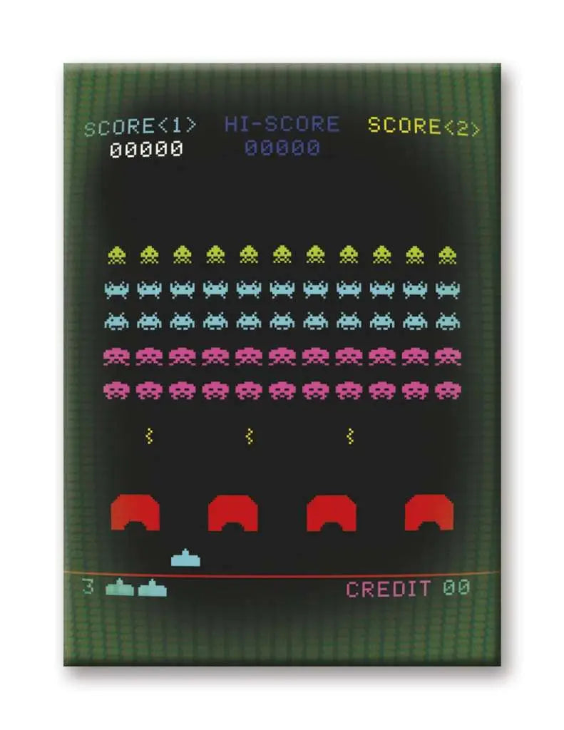 SPACE INVADERS ARCADE SCREEN FLAT Imán Frikytopia