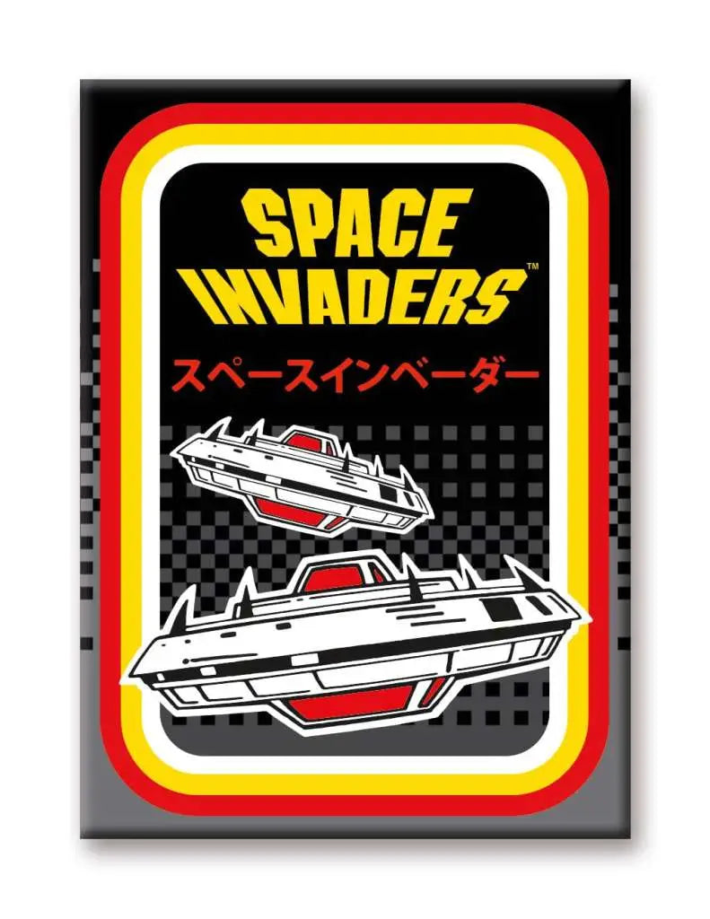 SPACE INVADERS SPACESHIP FLAT MAGNET Frikytopia