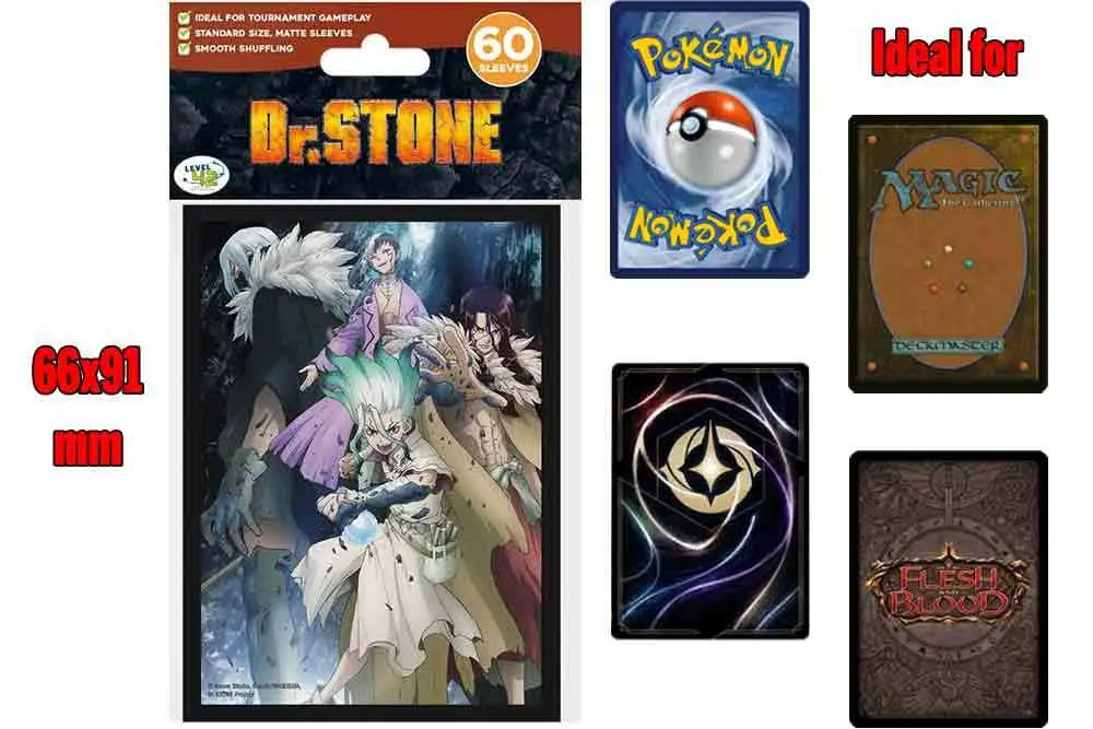 DR STONE PROTECTIVE SLEEVES BATTLE TEAM Frikytopia