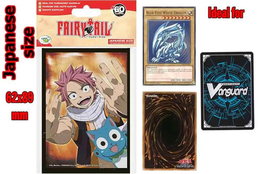 FAIRY TAIL PROTECTIVE SLEEVES NATSU AND HAPPY Frikytopia