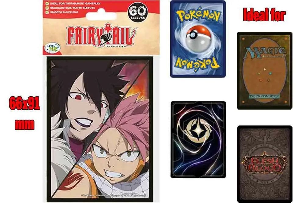 FAIRY TAIL PROTECTIVE SLEEVES NATSU VS MACBETH Frikytopia