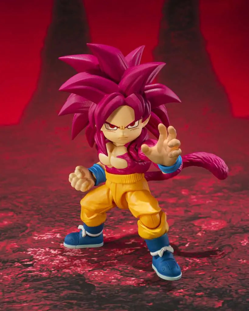 DRAGON BALL DAIMA SON GOKU MINI SUPER SAIYAN 4 SHF