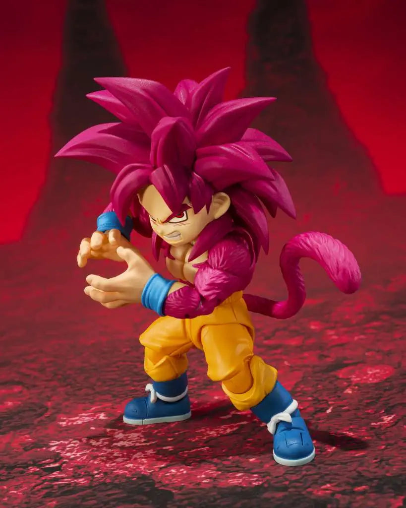 DRAGON BALL DAIMA SON GOKU MINI SUPER SAIYAN 4 SHF