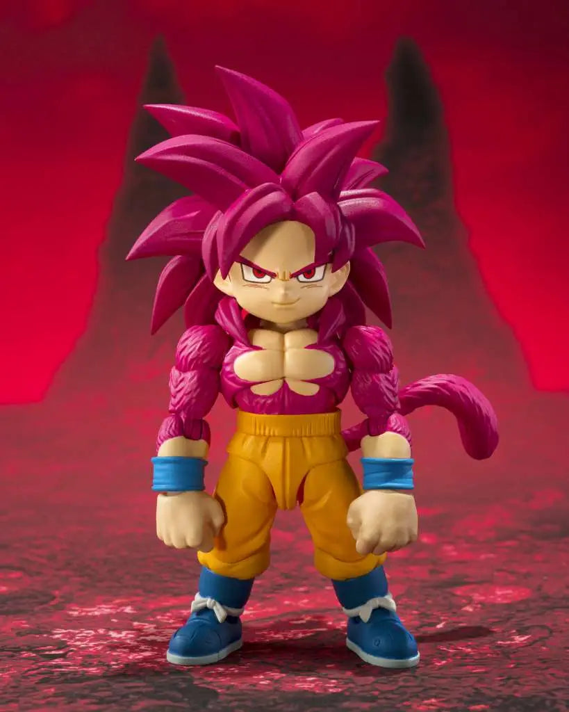 DRAGON BALL DAIMA SON GOKU MINI SUPER SAIYAN 4 SHF
