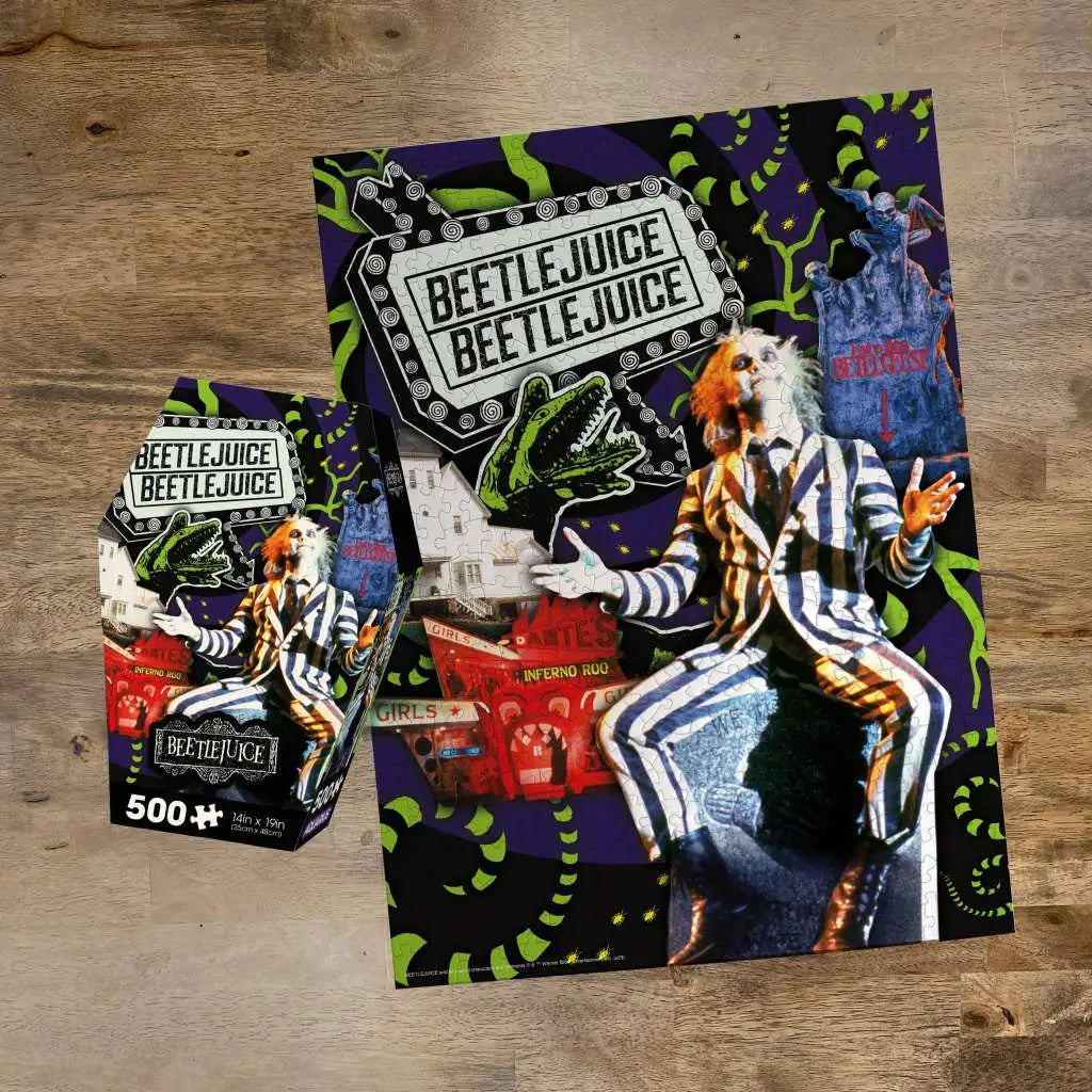 BEETLEJUICE COFFIN Caja 500 PIECE JIGSAW Puzle