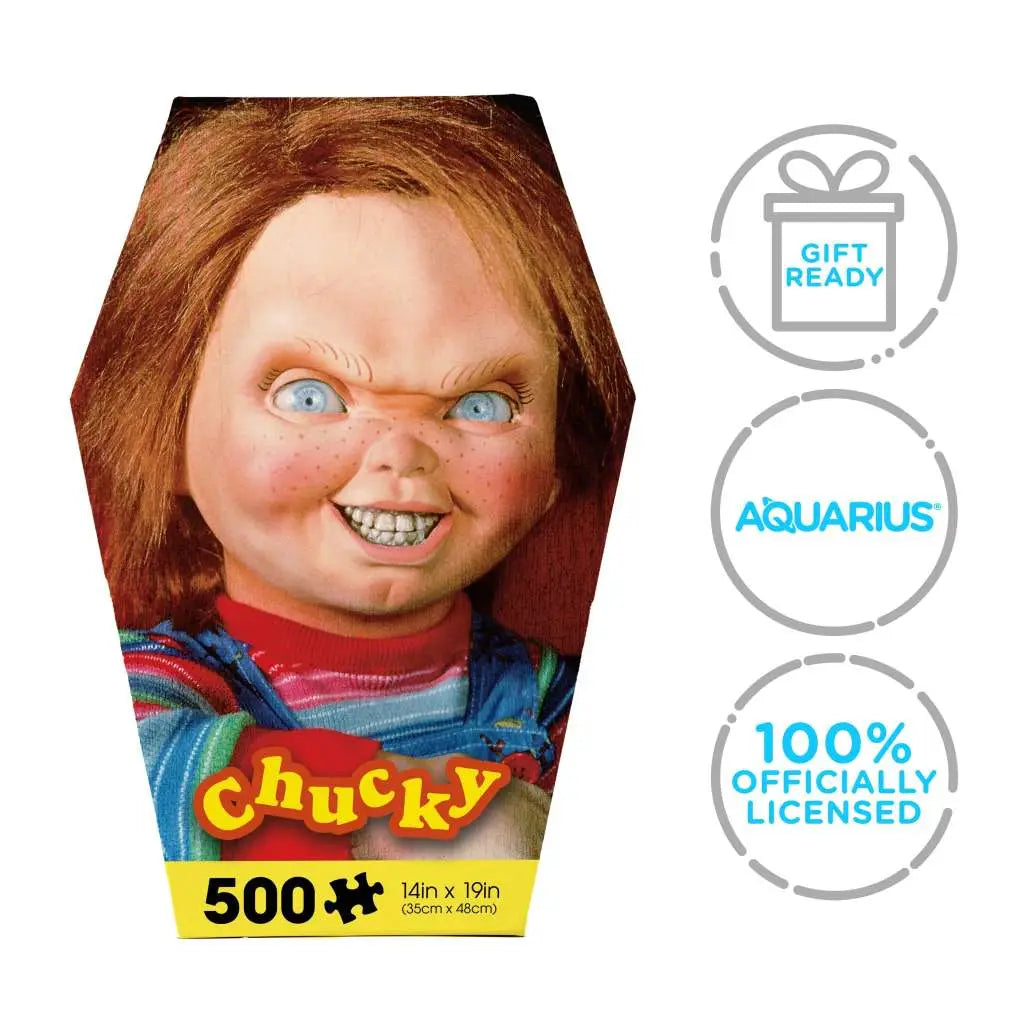 CHUCKY COFFIN Caja 500 PIECE JIGSAW Puzle