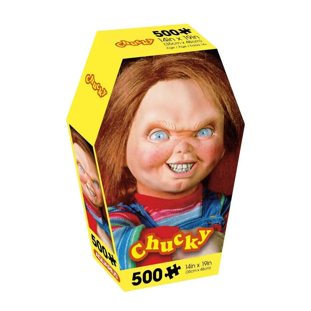 CHUCKY COFFIN Caja 500 PIECE JIGSAW Puzle Frikytopia