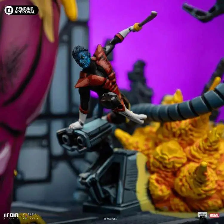 X-MEN DANGER ROOOM DIORAMA B COMIC DEMI ART 1/20 Estatua