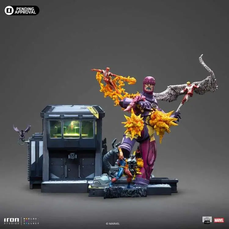 X-MEN DANGER ROOOM DIORAMA B COMIC DEMI ART 1/20 Estatua Frikytopia
