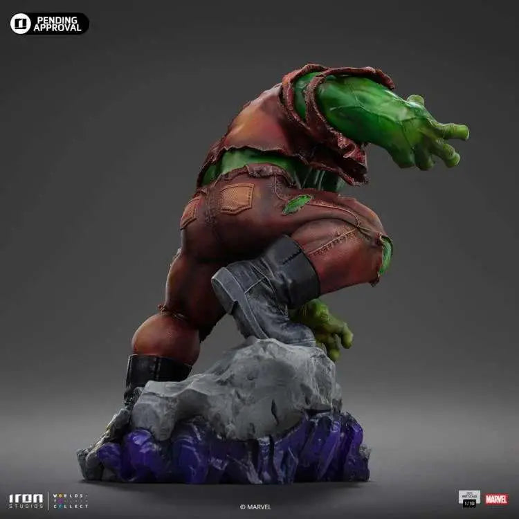 Marvel Estatua 1/10 BDS Art Scale Infinity Gauntlet Hulk Diorama 25 cm