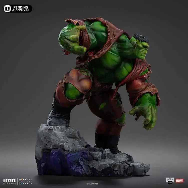 Marvel Estatua 1/10 BDS Art Scale Infinity Gauntlet Hulk Diorama 25 cm