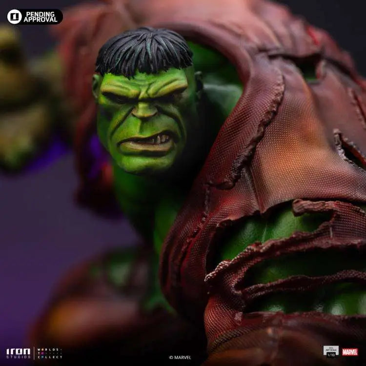 Marvel Estatua 1/10 BDS Art Scale Infinity Gauntlet Hulk Diorama 25 cm