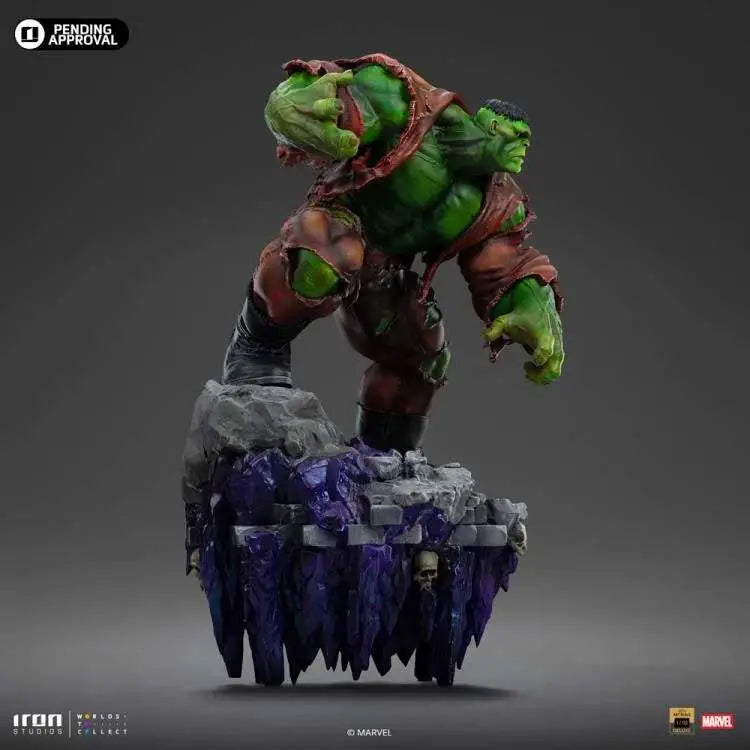 Marvel Estatua 1/10 BDS Art Scale Infinity Gauntlet Hulk Deluxe Diorama 32 cm