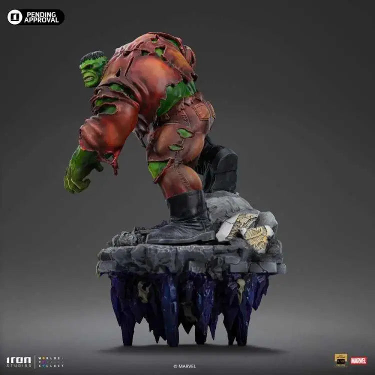 Marvel Estatua 1/10 BDS Art Scale Infinity Gauntlet Hulk Deluxe Diorama 32 cm